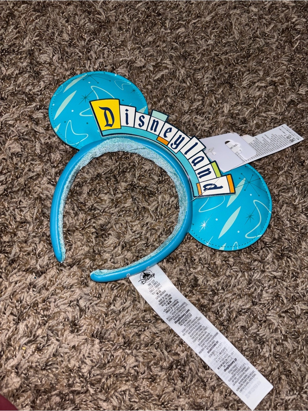 Disney Parks Disneyland Marquee Sign Mickey Ears Adult